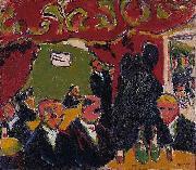 Ernst Ludwig Kirchner Tavern, France oil painting artist